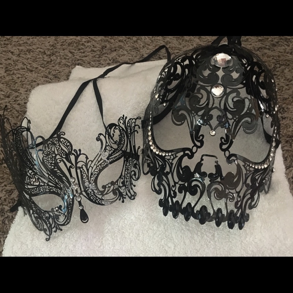 His and her masquerade masks